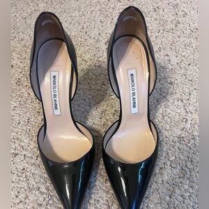 Manolo Blahnik black pump classic Sz. 38.5